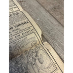 Vintage c1910 Ringling Bros Circus Milwaukee Road Railroad Broadside Poster Bill