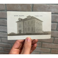 Coulter Iowa IA RPPC Postcard School Building Early 1900s Vintage