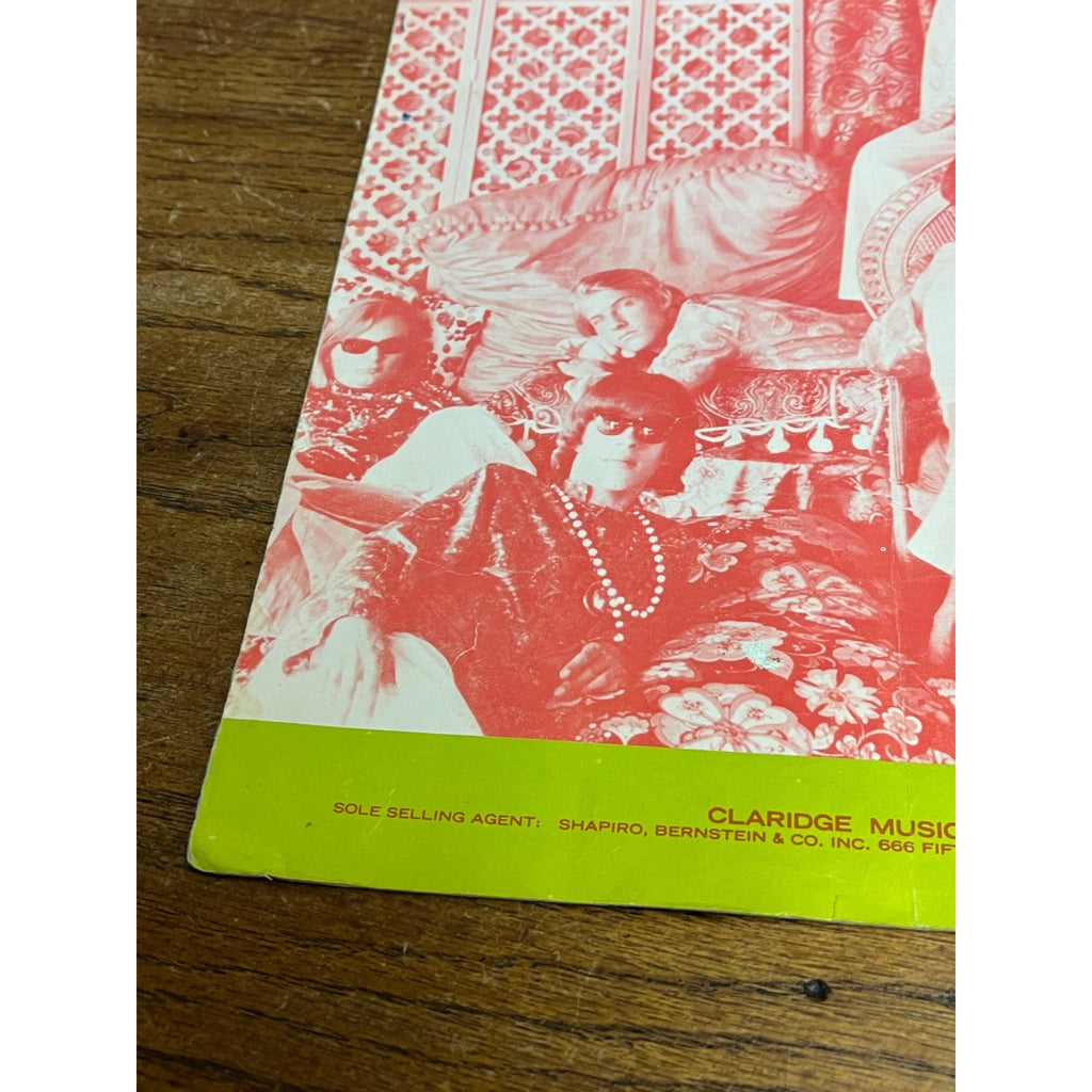 Vintage Incense & Peppermints John Carter Tim Gilbert Sheet Music Claridge 1967