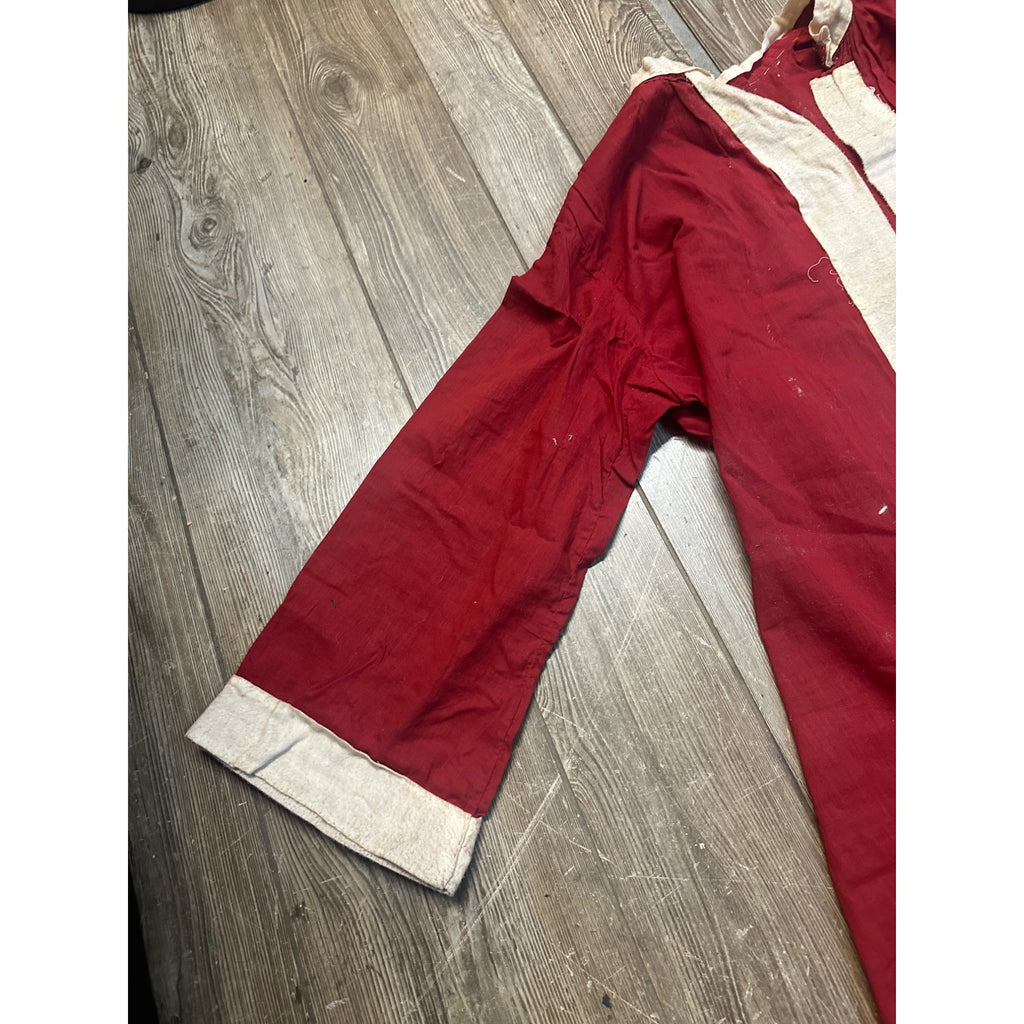 Vintage 1920s-30s Santa Claus Christmas Costume Mask Jacket Pants