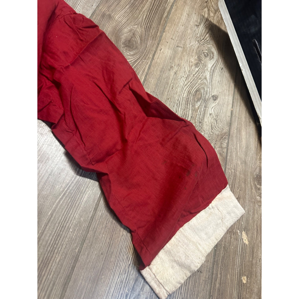 Vintage 1920s-30s Santa Claus Christmas Costume Mask Jacket Pants