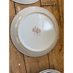 Buchan Thistle Serving Scotland Stoneware Pottery (4) 10" Dinner Plates