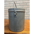 Vintage 1930s Confections Inc Ice Cream Container Pail Steel 10 qt - 1936