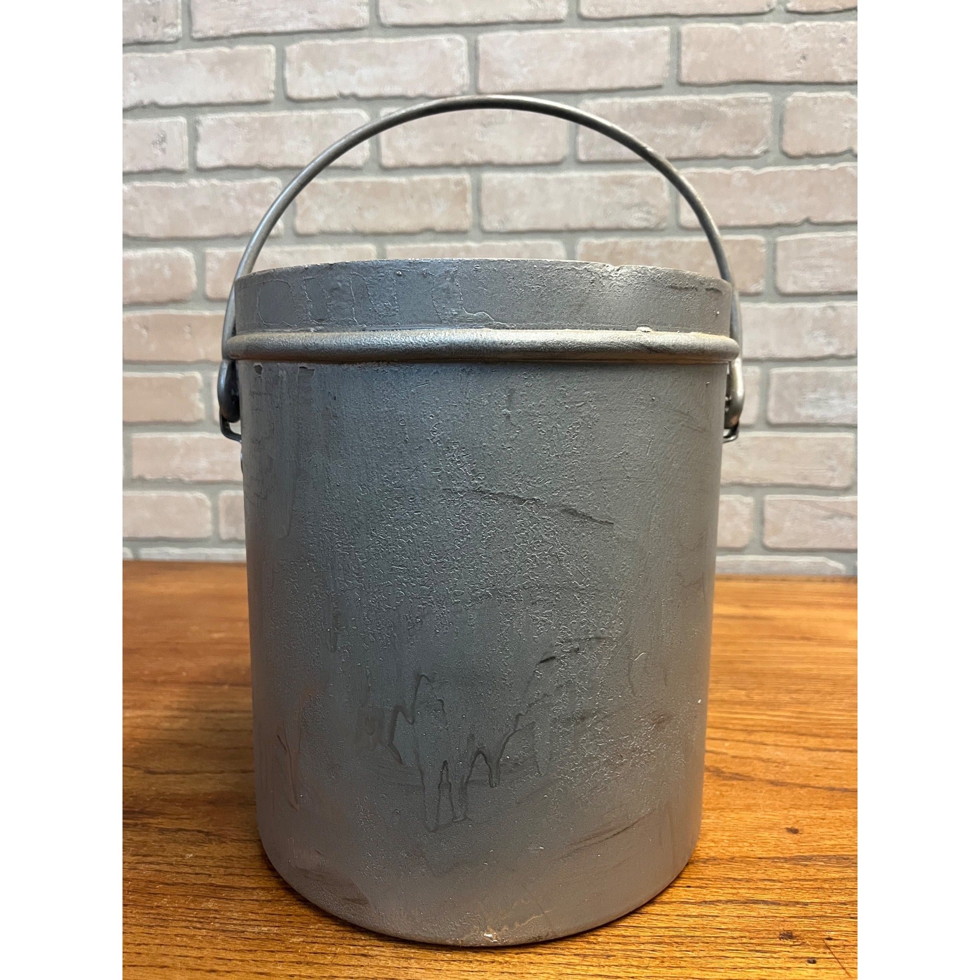 Vintage 1930s Confections Inc Ice Cream Container Pail Steel 10 qt - 1936