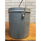 Vintage 1930s Confections Inc Ice Cream Container Pail Steel 10 qt - 1936