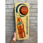 Vintage Drink Bireley's Thermometer Soda Pop Advertising Sign Large 26"