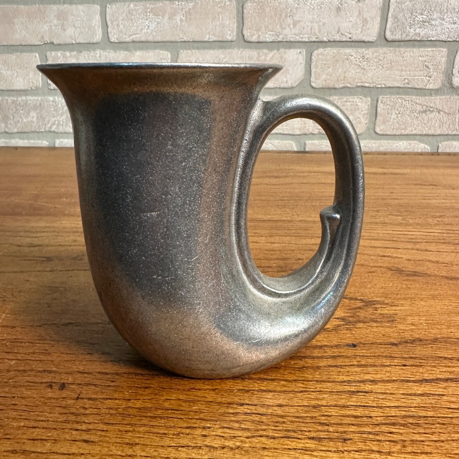 Armetale Vintage Pewter Horn Tankard Mug Beer Ale Stein Cup Wilton