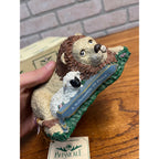 1998 Enesco Linda Baldwin Belsnickle Millennium Lion Lamb Peace Figure Nativity