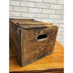 Pre Prohibition Fox Head Beer Waukesha Wisconsin Wood Bottle Crate