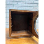 Antique Art Deco Sterilizer Medical Apothecary Barber Display Cabinet Case