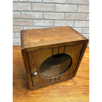 Antique Art Deco Sterilizer Medical Apothecary Barber Display Cabinet Case