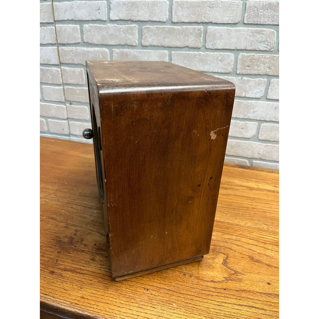 Antique Art Deco Sterilizer Medical Apothecary Barber Display Cabinet Case