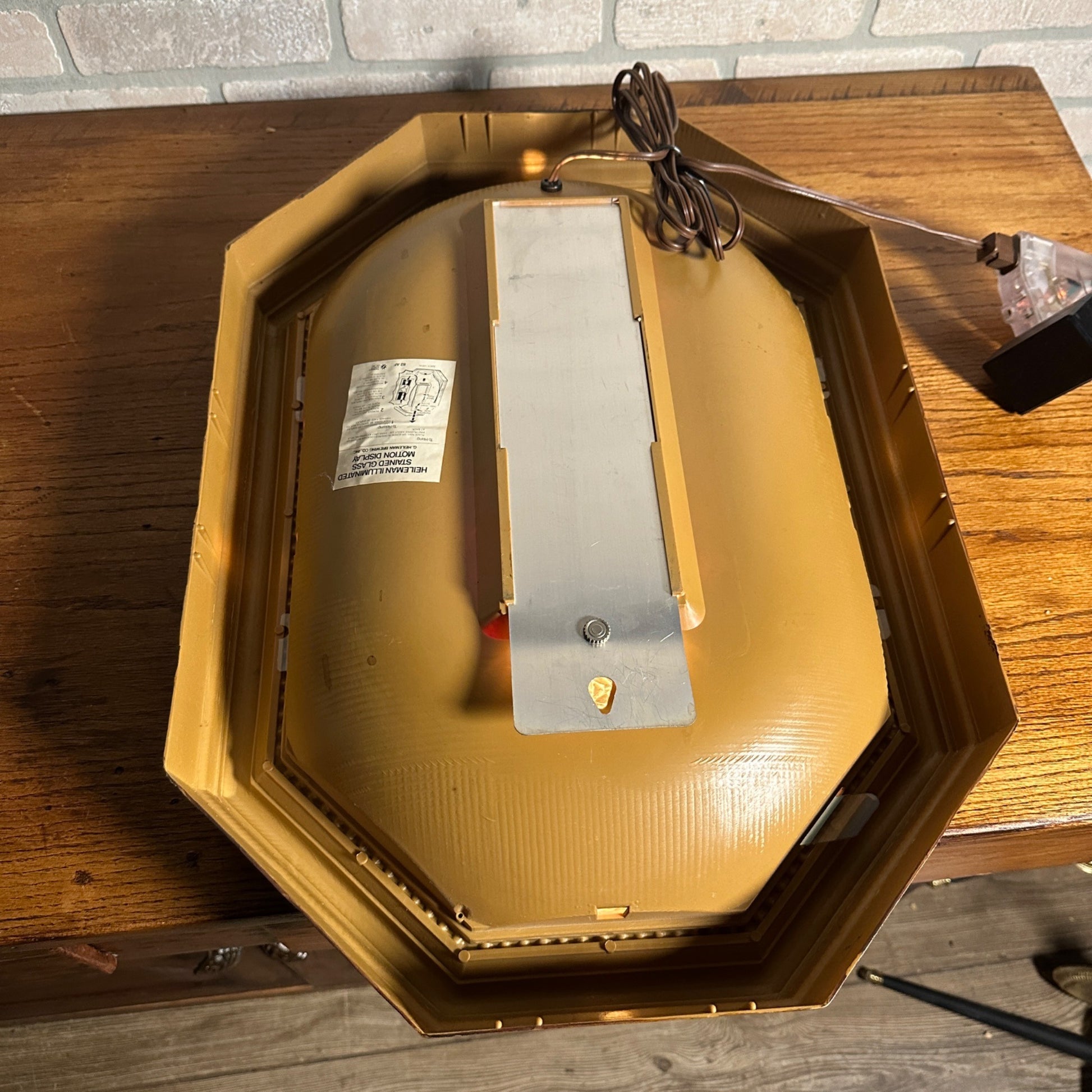 Vintage 1982 Heileman's Special Export Beer Motion Lighted Bar Advertising Sign