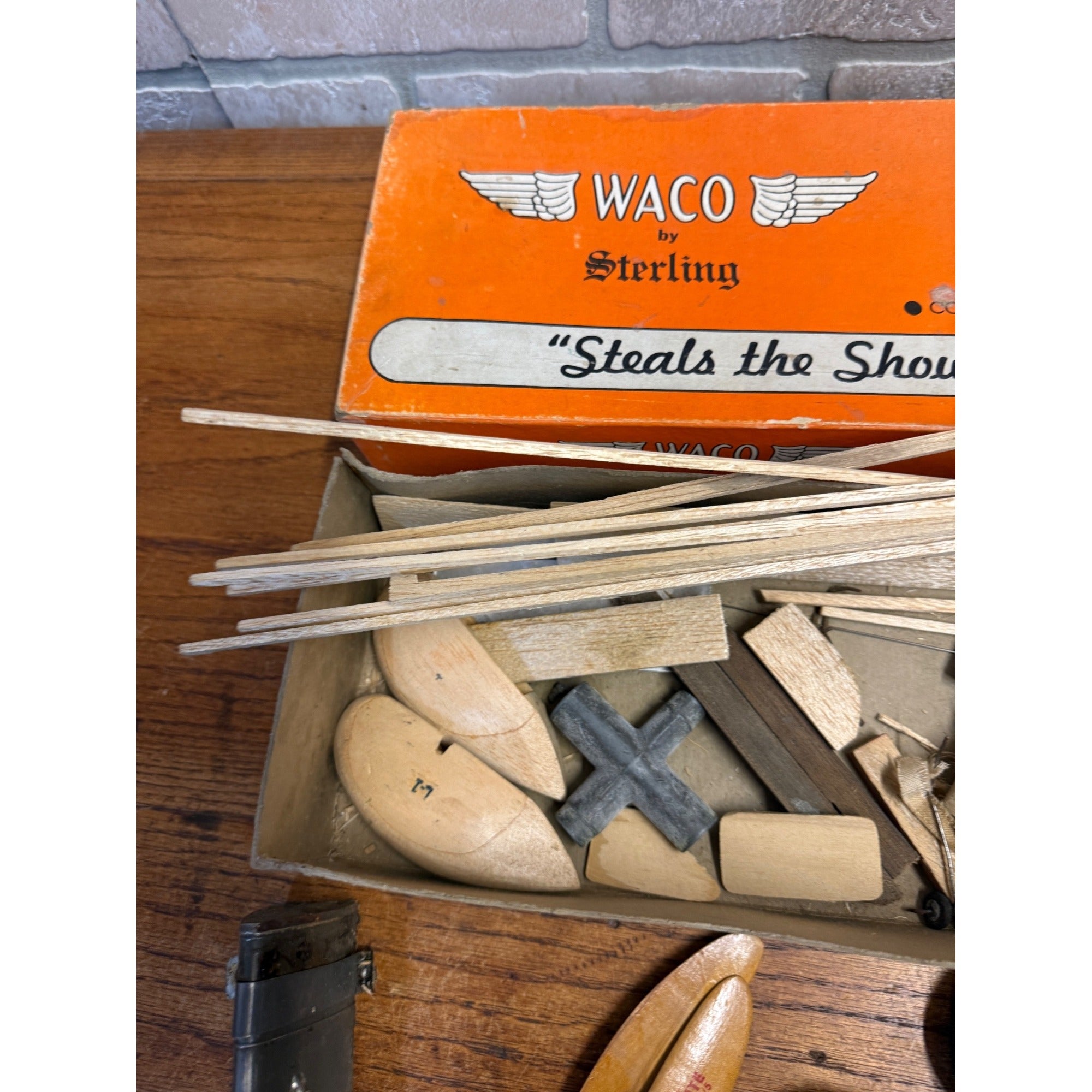 Vintage Sterling Models Waco Airplane SRE Kit C-4 Kit (Incomplete) As-Found