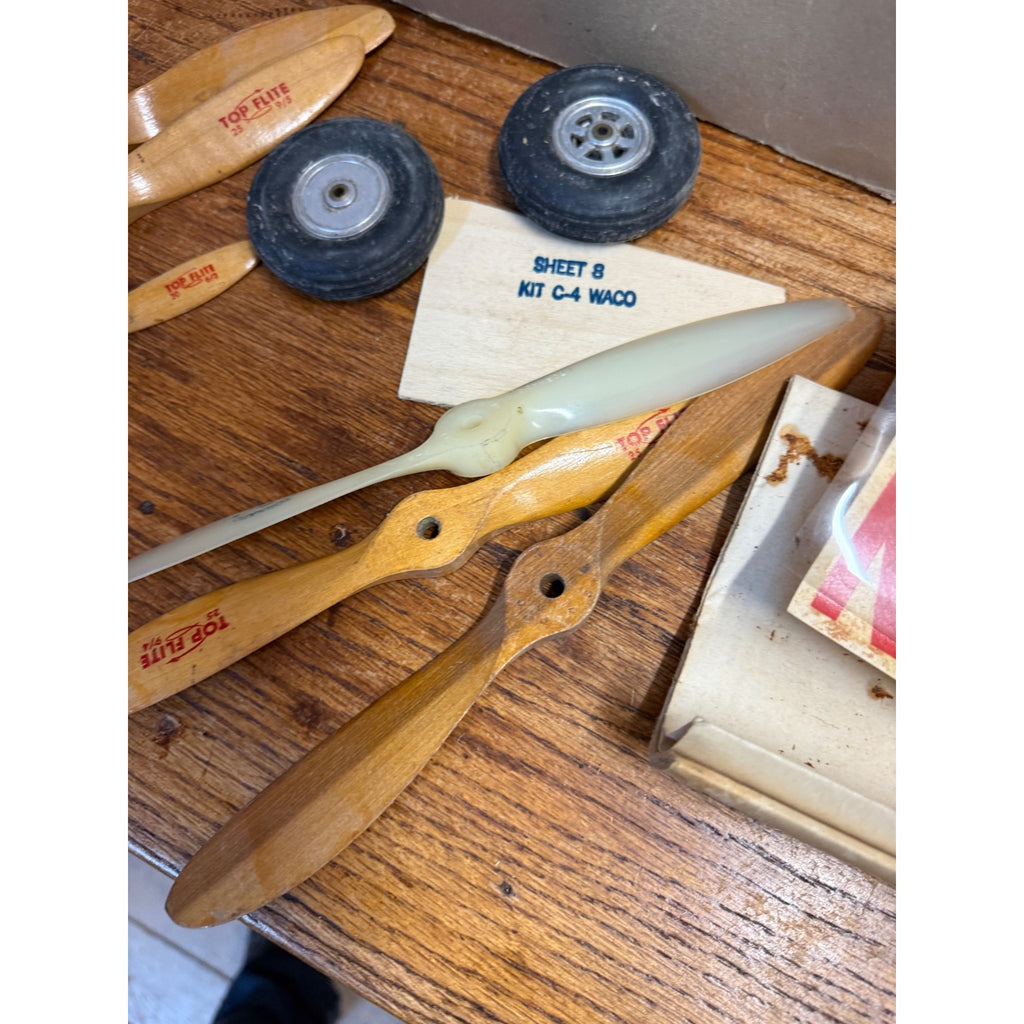 Vintage Sterling Models Waco Airplane SRE Kit C-4 Kit (Incomplete) As-Found