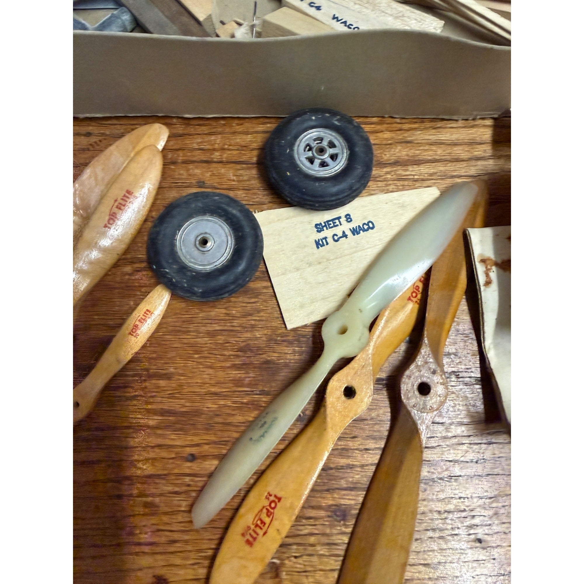 Vintage Sterling Models Waco Airplane SRE Kit C-4 Kit (Incomplete) As-Found