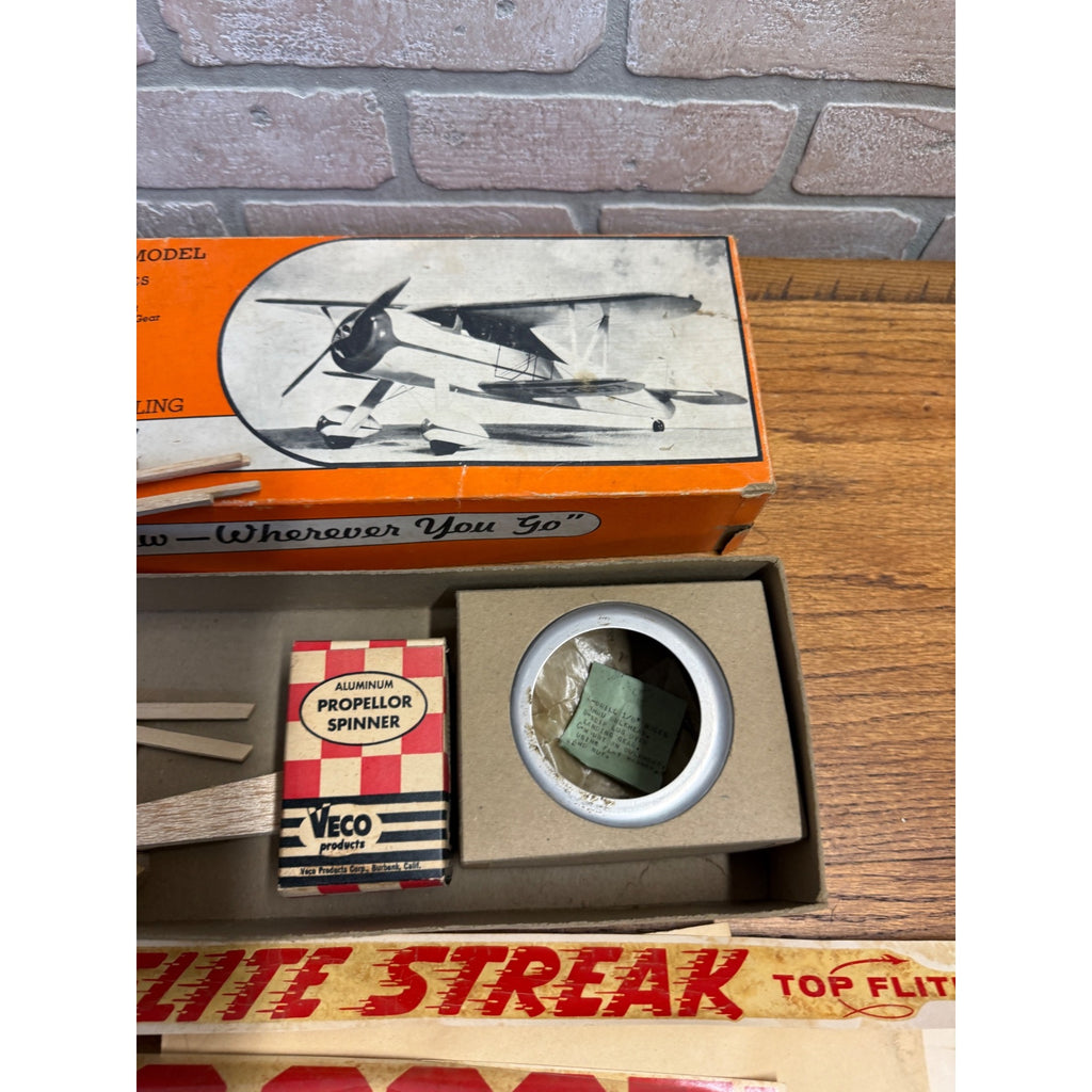 Vintage Sterling Models Waco Airplane SRE Kit C-4 Kit (Incomplete) As-Found