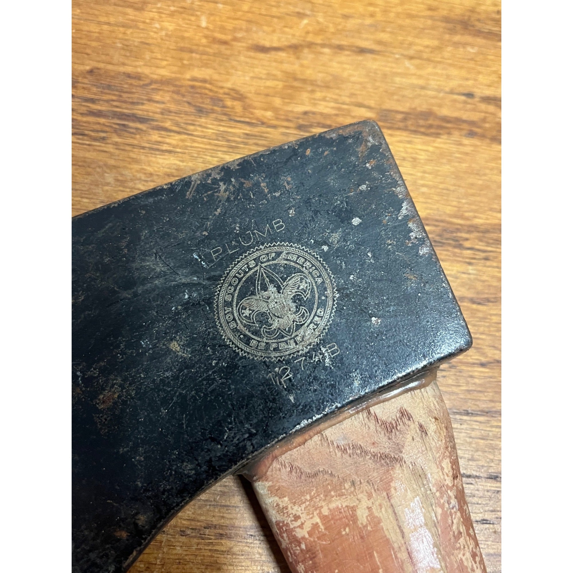 Vintage Plumb Boy Scout 1274B Permabond Camping Hatchet BSA Original