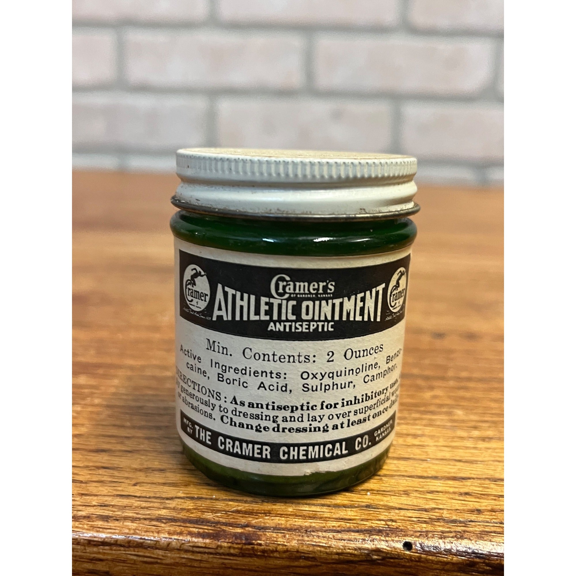 Vintage Cramer's Athletic Ointment Cramer Chemical Gardner, KS Unopened