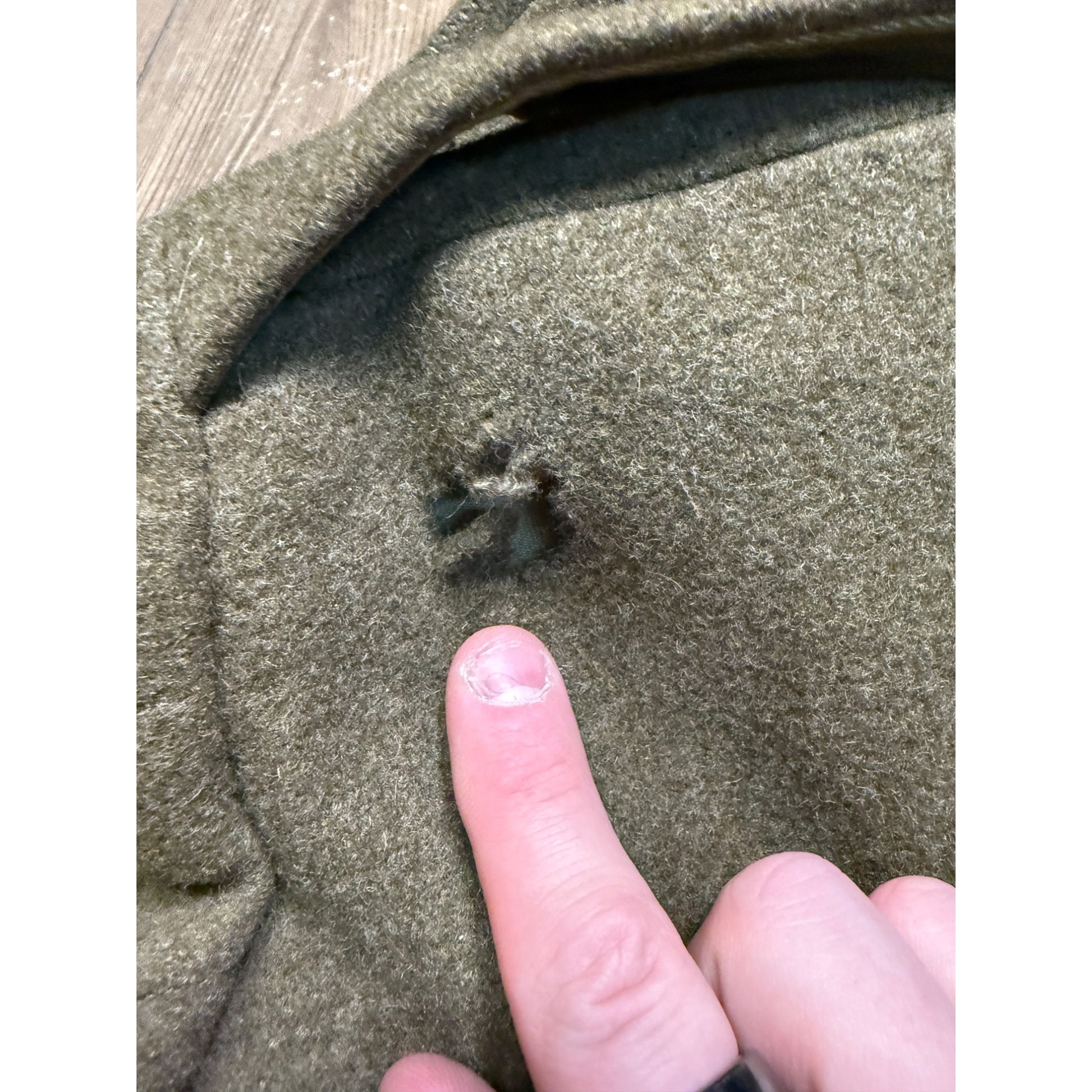 Vintage WW2 era US Army Wool Overcoat Trench Coat Military Korean War
