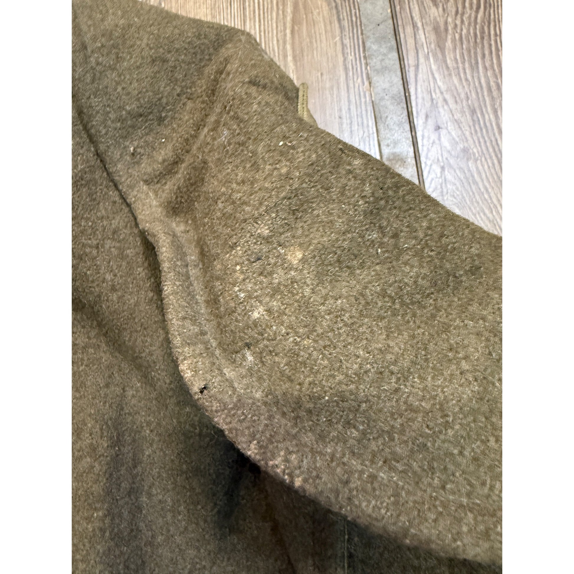 Vintage WW2 era US Army Wool Overcoat Trench Coat Military Korean War