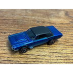 Vintage 1967 Hot Wheels Redline Custom T-Bird Blue w/ Black Roof  - CLEAN