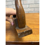 Antique Primitive German Peugeot Freres Woodworking Plane 1-1/4" Tool Horned