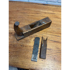 Antique Primitive German Peugeot Freres Woodworking Plane 1-1/4" Tool Horned