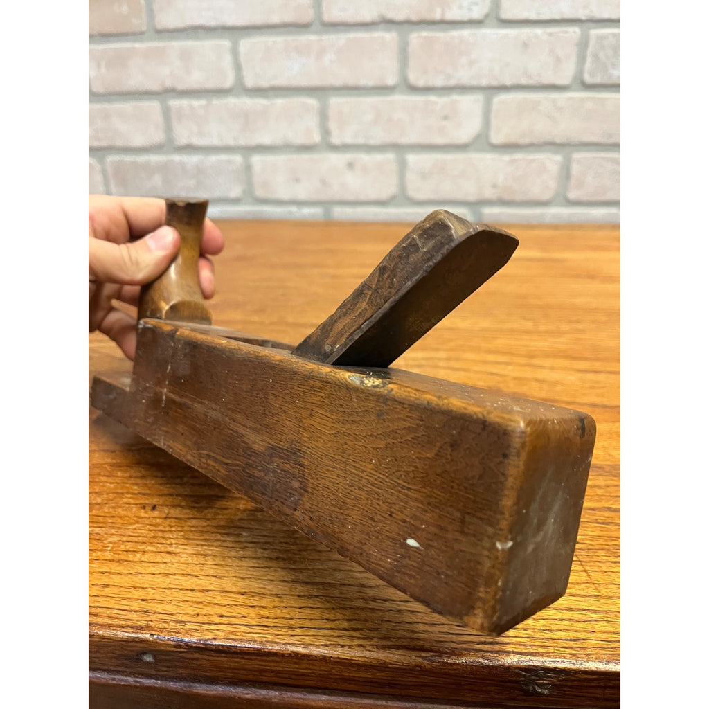 Antique Primitive German Peugeot Freres Woodworking Plane 1-1/4" Tool Horned