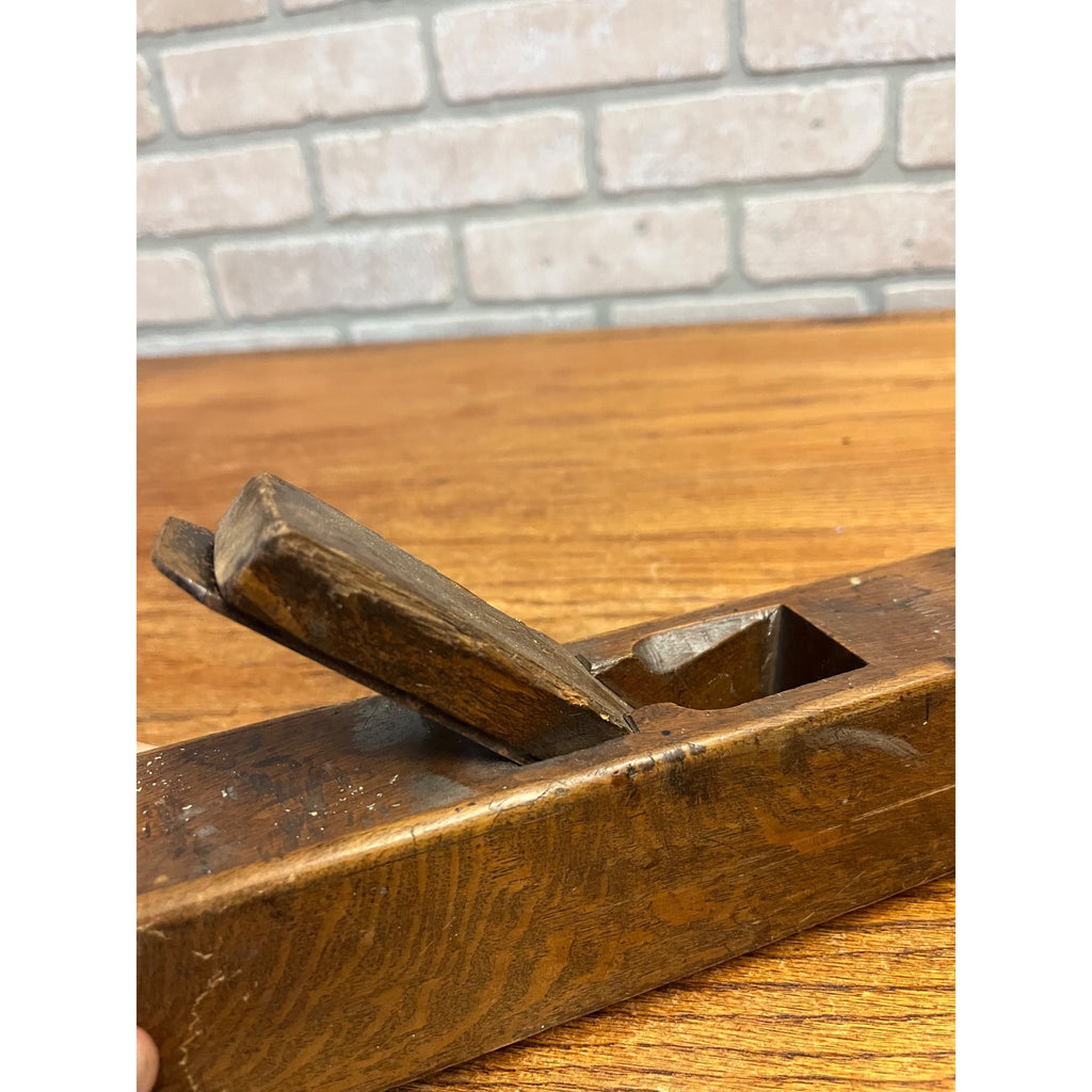 Antique Primitive German Peugeot Freres Woodworking Plane 1-1/4" Tool Horned