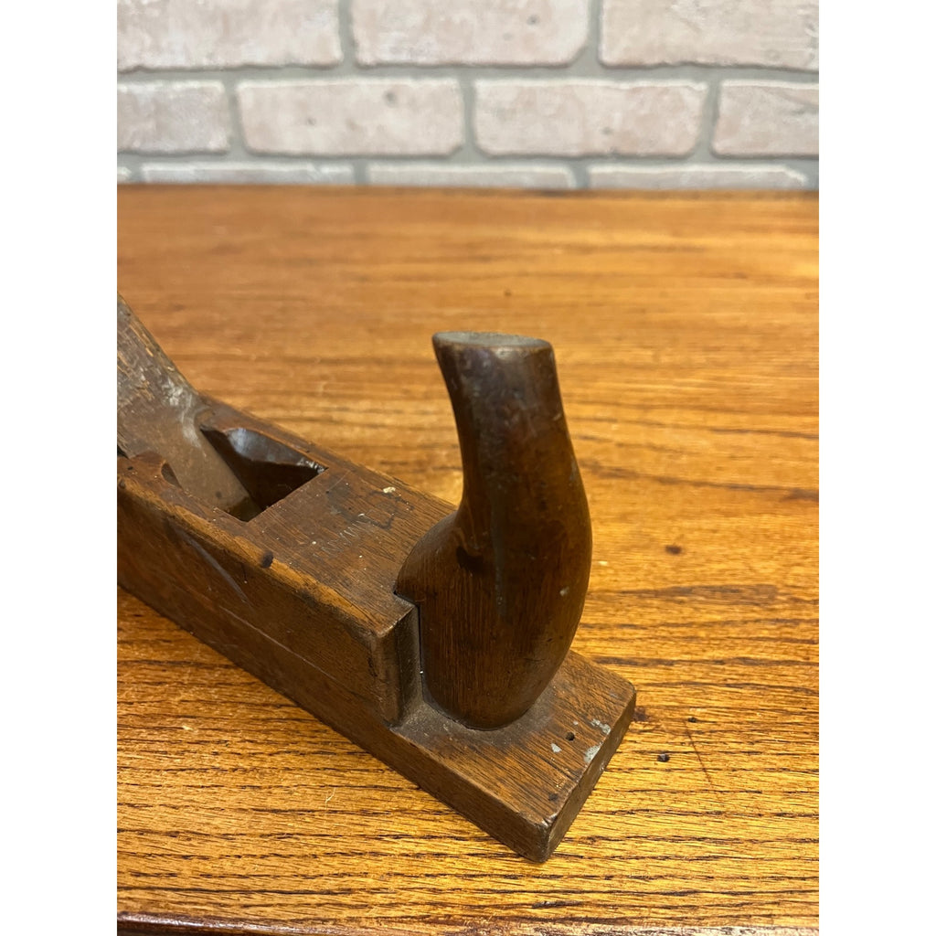 Antique Primitive German Peugeot Freres Woodworking Plane 1-1/4" Tool Horned