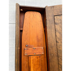 Victorian Built In Folding Ironing Board Wall Cabinet Primitive