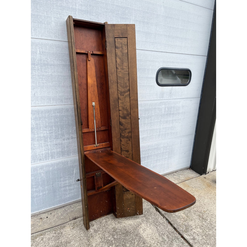 Victorian Built In Folding Ironing Board Wall Cabinet Primitive