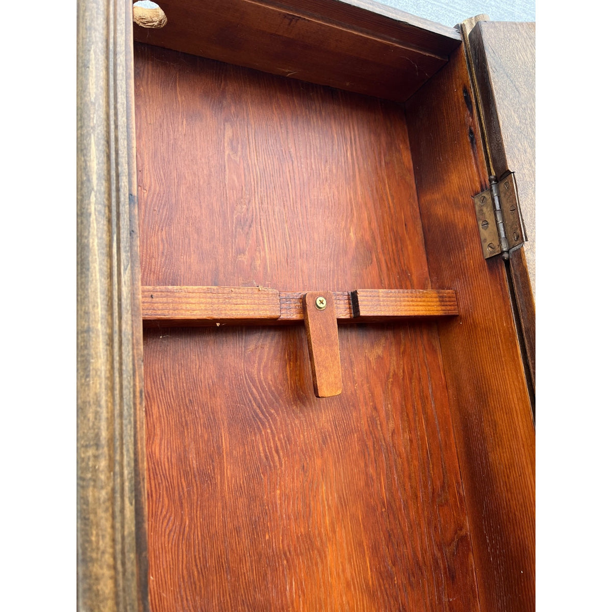 Victorian Built In Folding Ironing Board Wall Cabinet Primitive