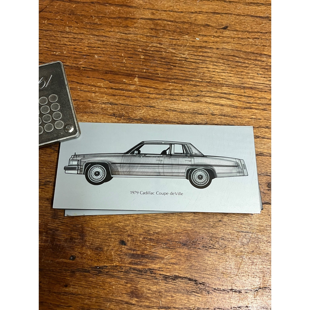 1979 Cadillac Colors Sample Display Coupe Deville Fleetwood Eldorado Seville