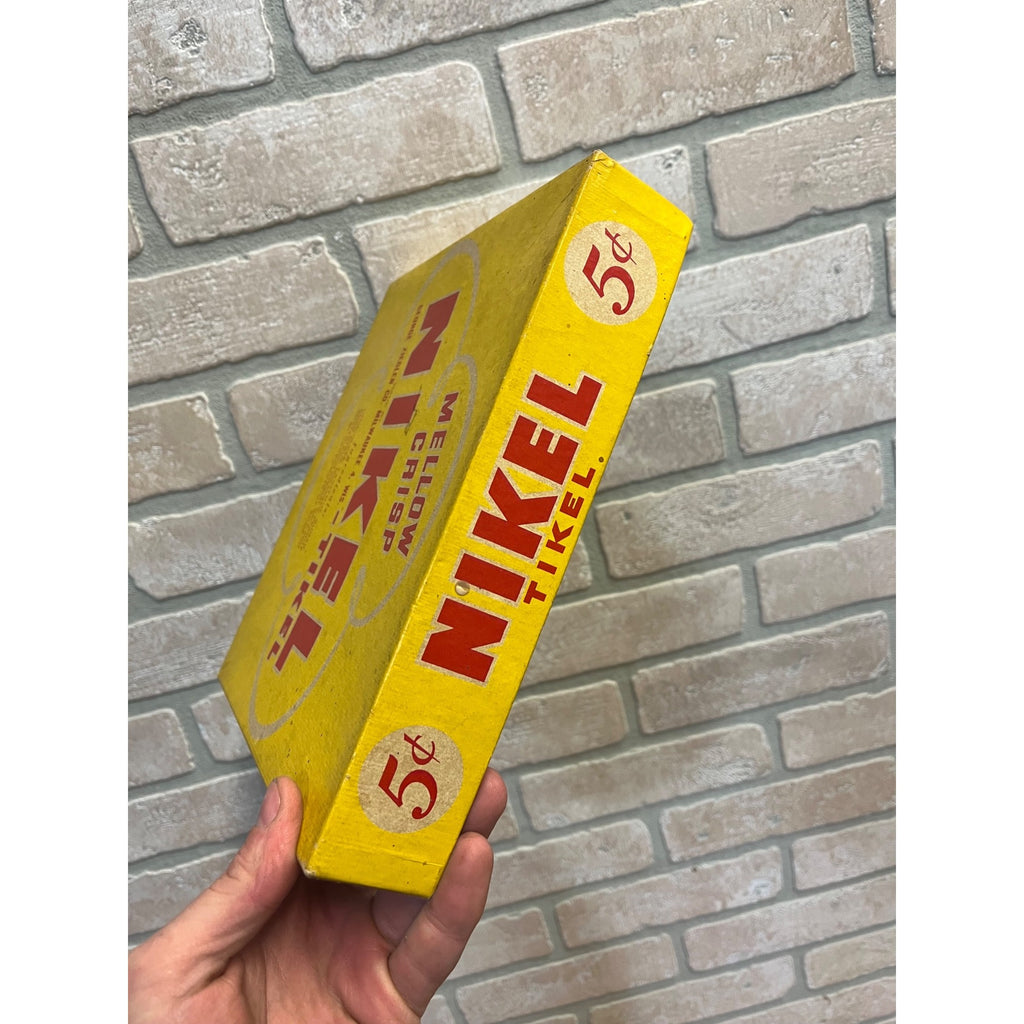 Vintage Nikel-Tikel Candy Bar Box George Ziegler Co. Milwaukee, WIS