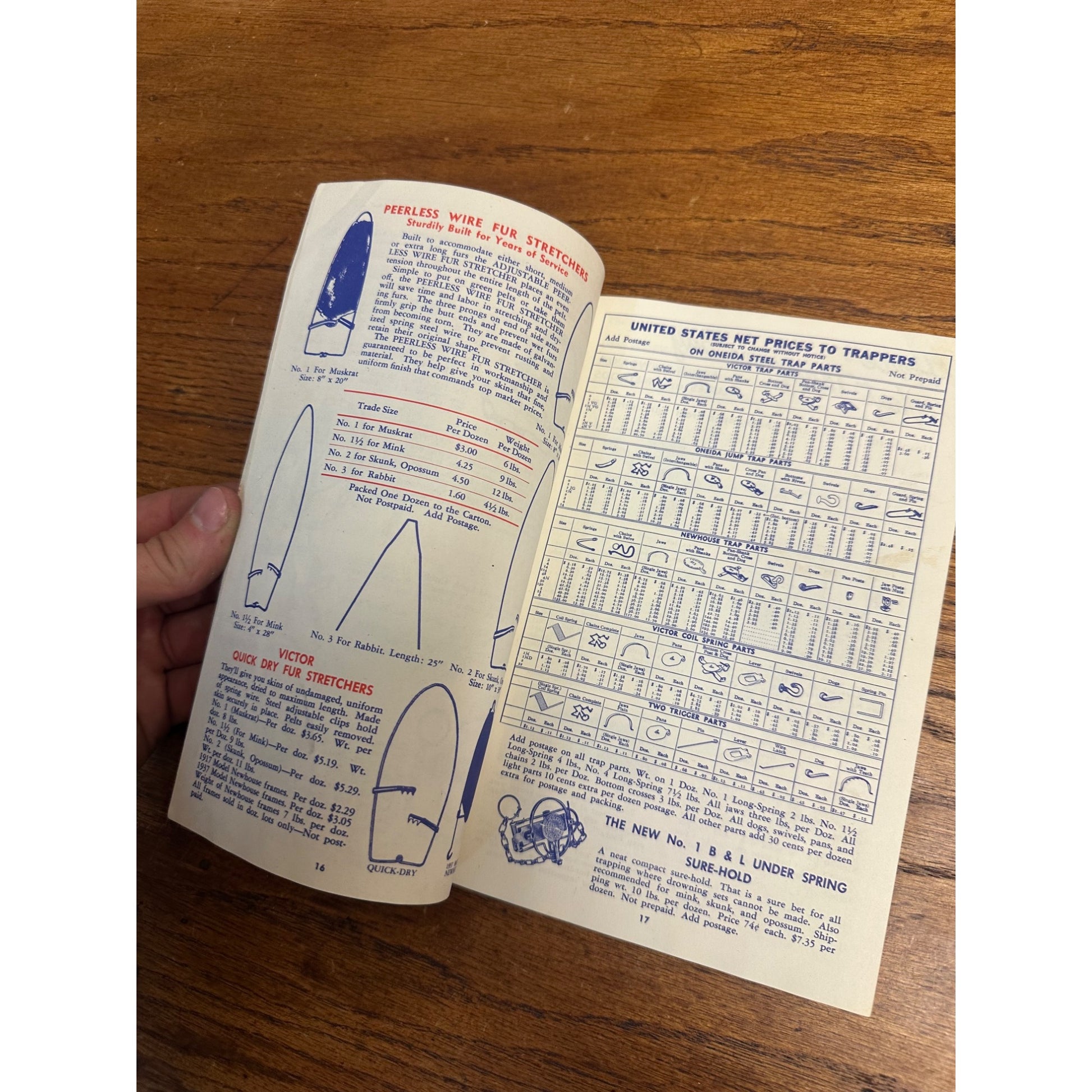 Vintage 1952 Hawbakers Trappers Supplies Catalog Fort Loudon Penn Pa Traps Lures
