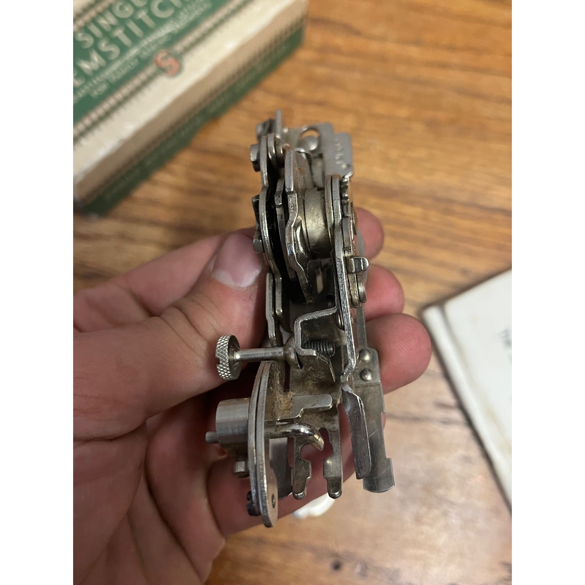 Vintage 1935 Singer Sewing Machine Hemstitcher and Picot Edger Model 121387