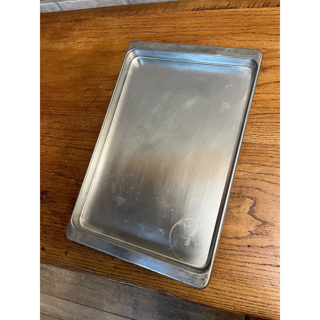 Vintage Revere Ware Stainless Steel Sheet/Cookie Pan #2515 15 1/4""x 10 1/2 x 1"