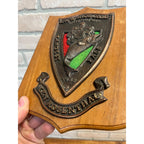1950s Snow Shoe Camp Thessalon Ont. Bass Award Plaque Fishing Trophy Mid Century Cabin Decor