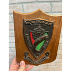 1950s Snow Shoe Camp Thessalon Ont. Bass Award Plaque Fishing Trophy Mid Century Cabin Decor