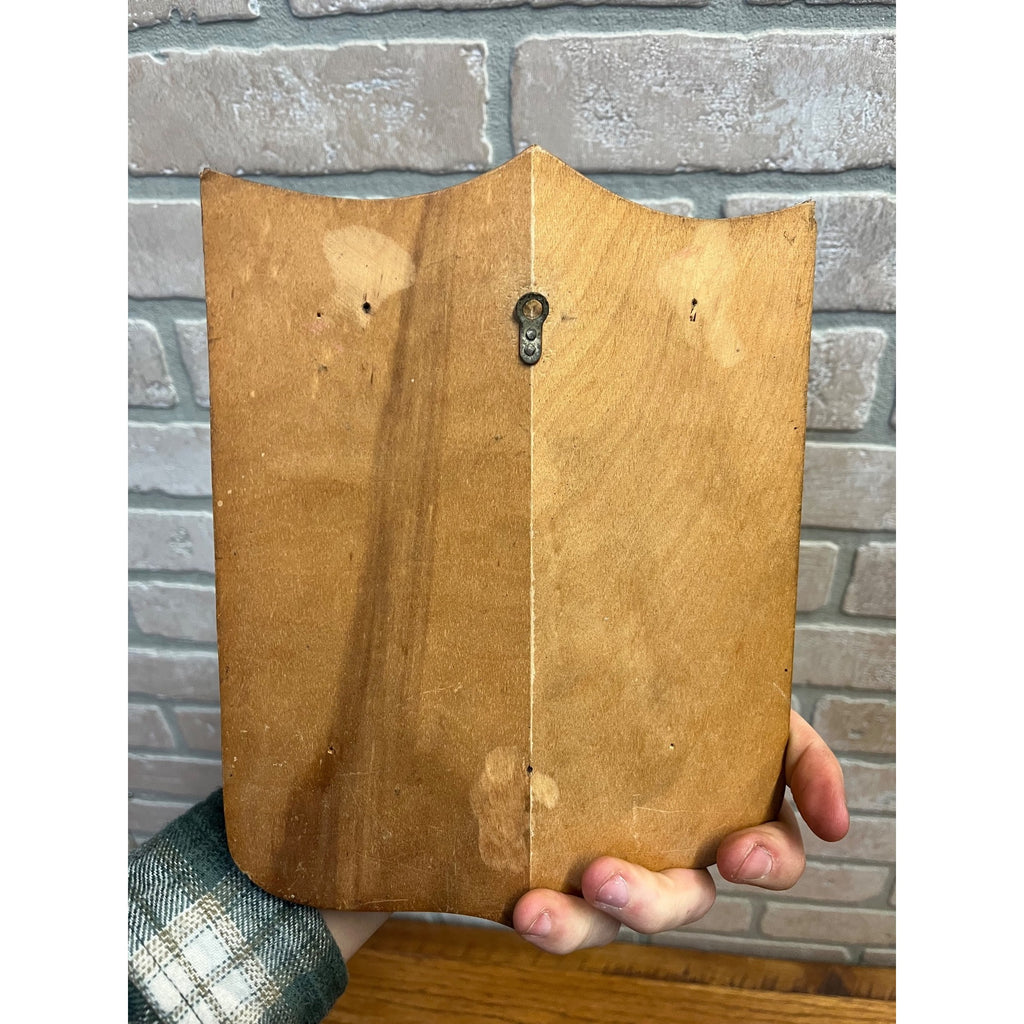 1950s Snow Shoe Camp Thessalon Ont. Bass Award Plaque Fishing Trophy Mid Century Cabin Decor
