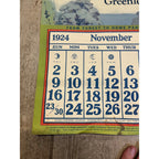 1920s Advertising Calendar Poster Fuller Goodman Farm Barn Dairy Scene