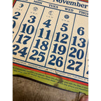 1920s Advertising Calendar Poster Fuller Goodman Farm Barn Dairy Scene
