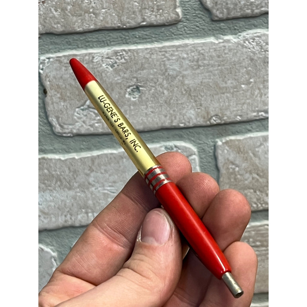 Vintage 1940s Lu-Gene's Bar Tavern Milwaukee Wisconsin Advertising Pen
