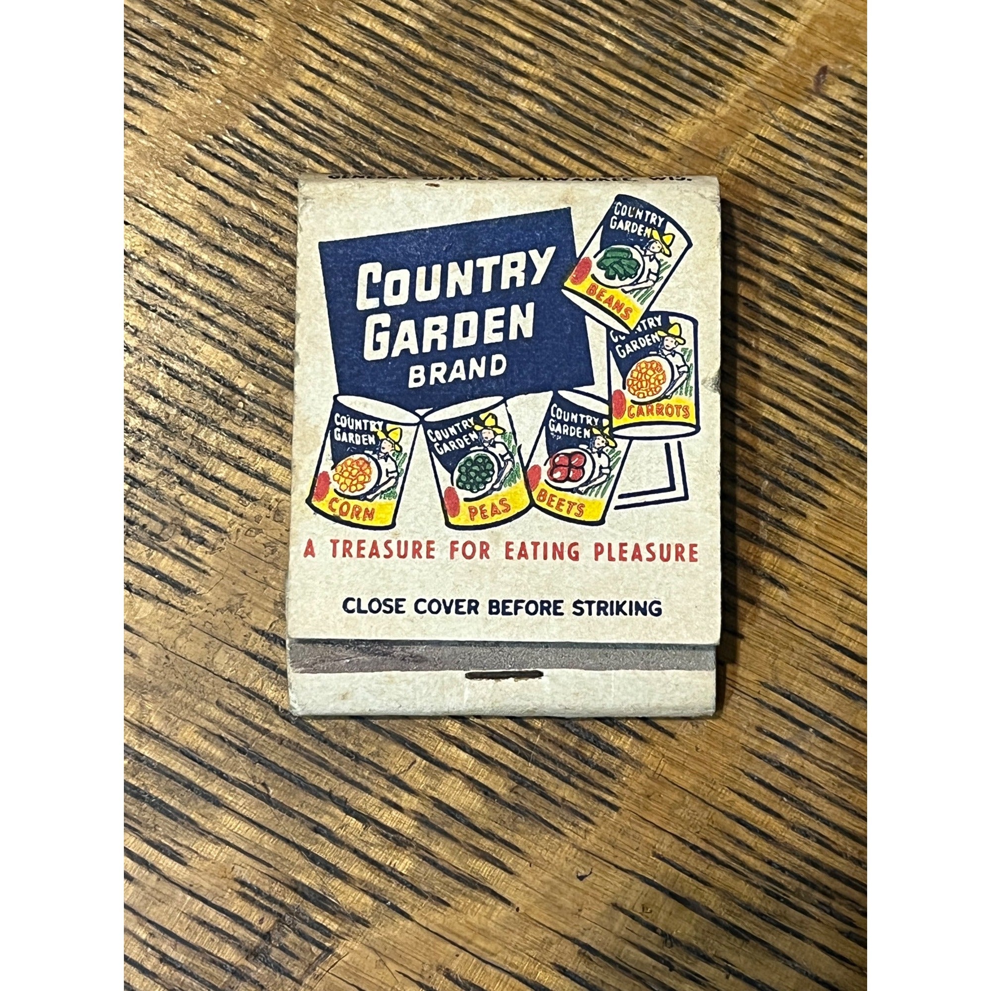 VINTAGE Matchbook Advertising Country Gardens Inc. Milwaukee, Wis.