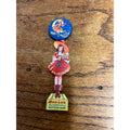 Original 1940s Miller High Life Beer Girl on Moon Celluloid Pin w/ Hanger