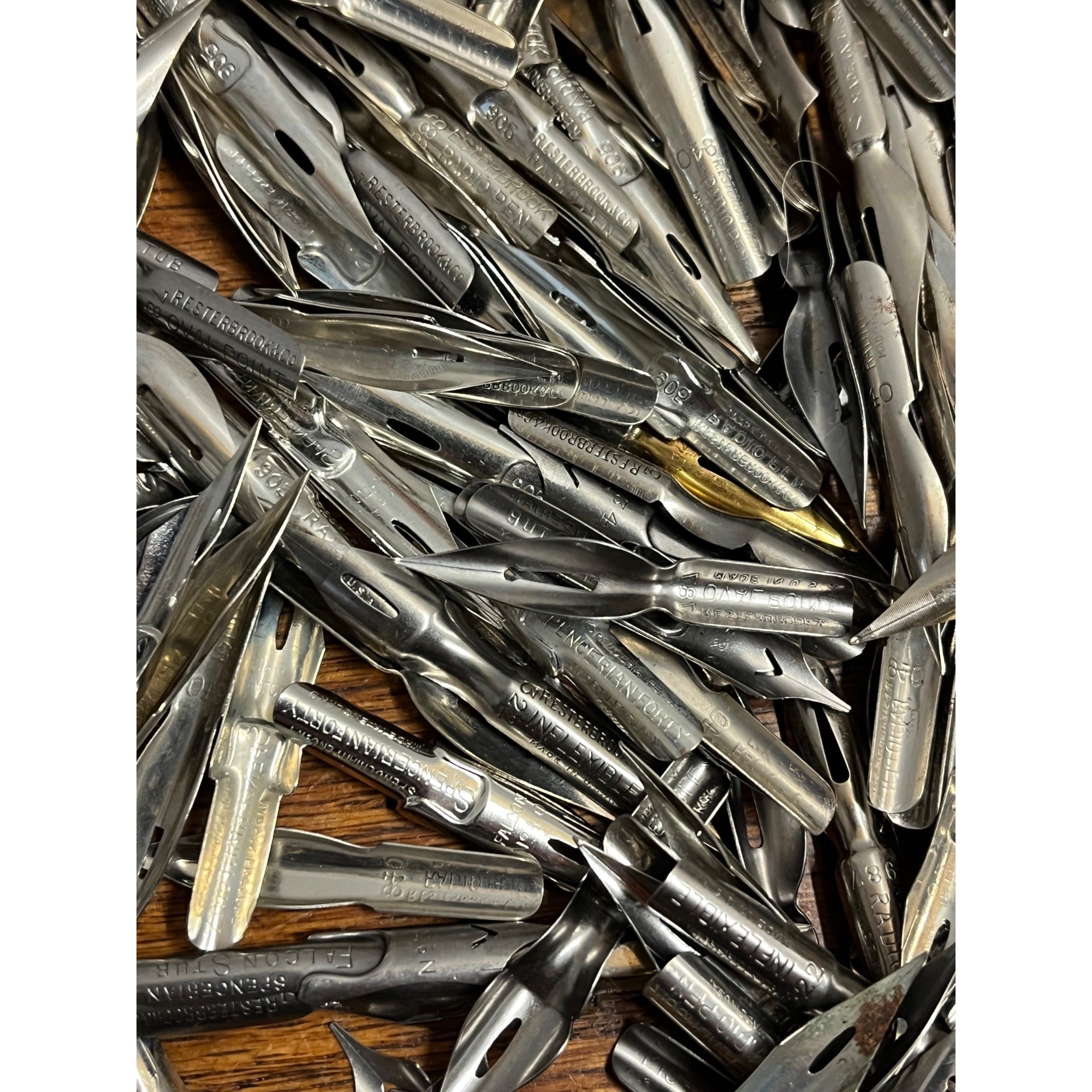 Vintage HUGE LOT Fountain Pen NIBs Esterbrook, Spencerian, Radio Pen ++