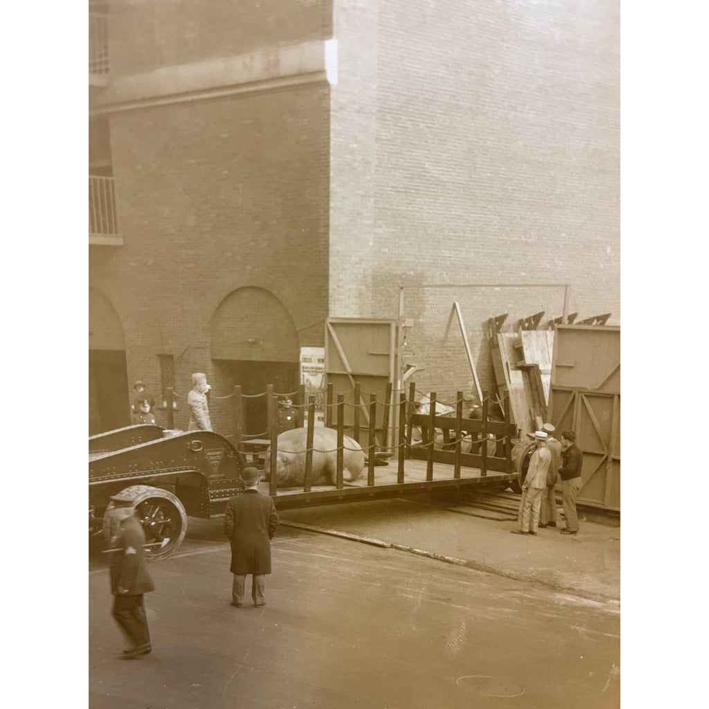 Original 1920 Walter Tractor Truck Factory Photo Manatee Ringling Bros Circus NY