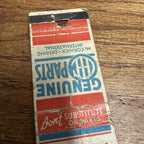 Northrop Minn IH Mcormick Deering International Advertising matchbook